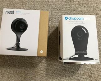 Nest brand and Dropcam  Wi-Fi Video monitoring.....