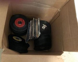 45's records. Upstairs back bedroom