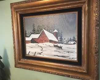 Original Hargrove oil painting!