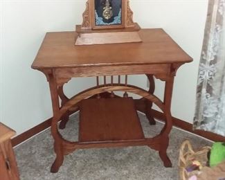 antique oak side table only 