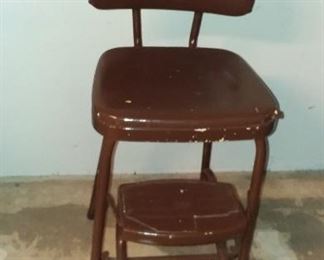 vintage step stool 