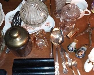 glass, silver, china shoes, jar opening and more