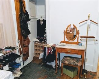 Vanity has sold, come see our vintage dresses instead!