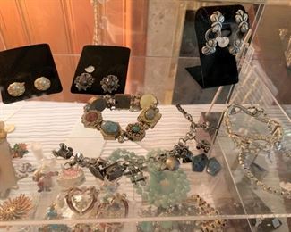 Vintage charm bracelet and slide bracelet