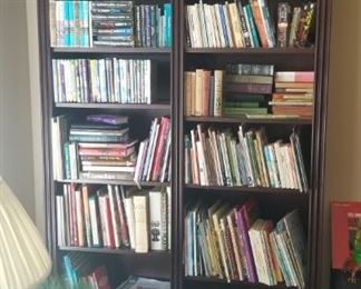 Books and bookshelf