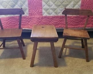 Child's chair and table set