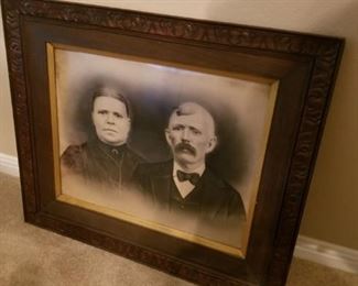 Antique photo portrait