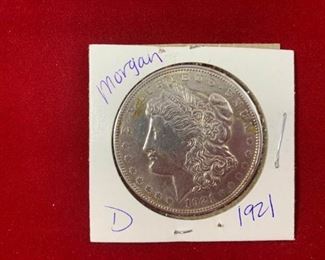 1921 Morgan Silver Dollar B