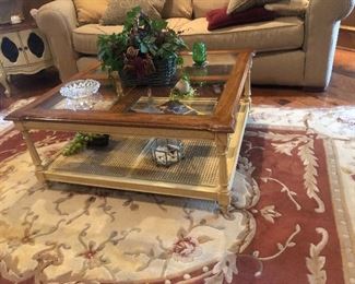 Hand Painted Vintage Coffee Table