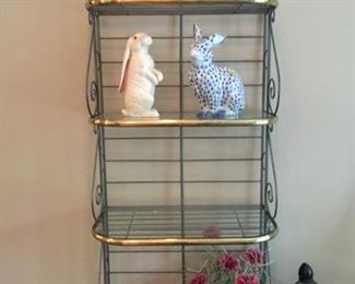 small, slender French baker's rack