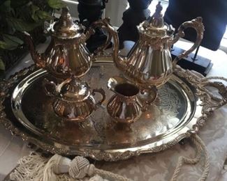Silver tea set