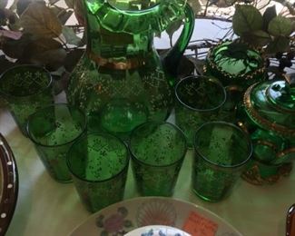 Beautiful glass ware, Wedgewood and decorative items