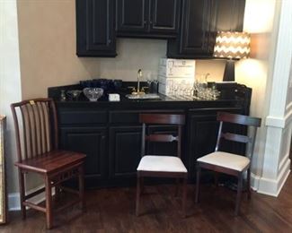 Nice chairs in many styles. Lamps galore!