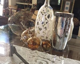 Beautiful glass decorative items
