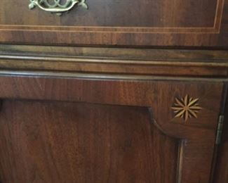 detail of Baker sideboard