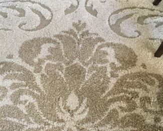 Dramatic large area rug