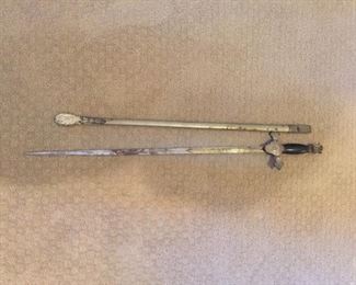 Antique Knights of Columbus sword and sheath