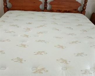 King size mattress and frame, sold separately
