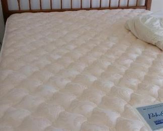 Queen mattress and frame, sold separate