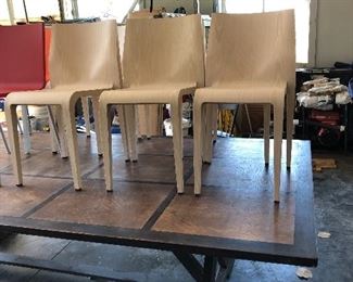 Set 6 Italian Designer Chairs-Alias