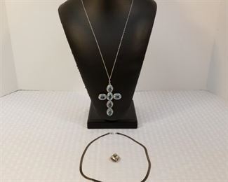 925 Sterling Silver Necklaces& Heart Pendant https://ctbids.com/#!/description/share/233707