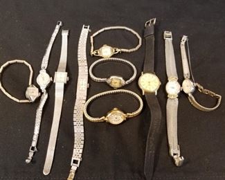 10 vintage watches.. Gruen and Bulova Included https://ctbids.com/#!/description/share/233726