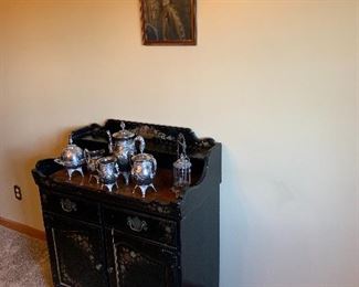 Ethan Allen stenciled dry sink