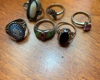 Sterling rings