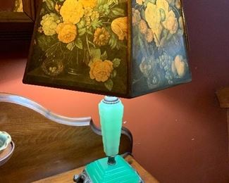 Jadeite lamp