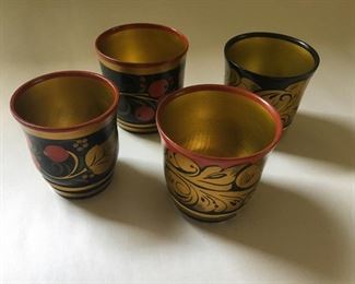 Beautiful Painted Small Cups