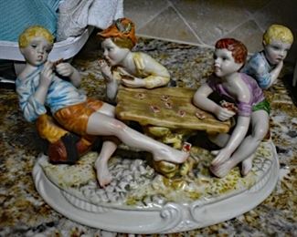 Rare Old Italy Boys Playing Cards 'Cheaters'. Signed Italy on the bottom.