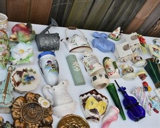 Tons of vintage and antique Wall Pockets