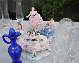 Antique Dresden Figurines