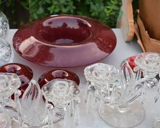 Czech Red Console bowl