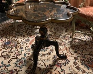 A wonderful black  Chinese chinoiseries table