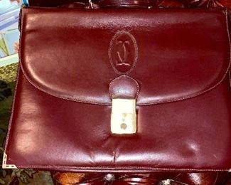 Cartier briefcase.