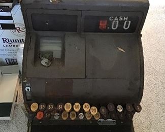 Antique National Cash Register 126(4)N with Original Keys