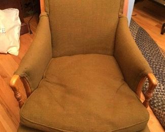 Vintage Army Green Chair