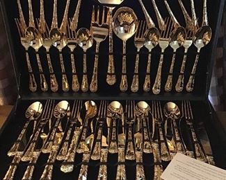Gold Plated Flatware