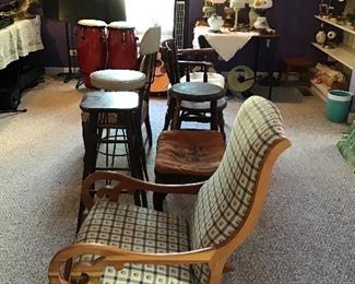 Assorted Vintage Furniture,