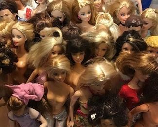 Sampling of 1980s and 1990s Barbies - Ken Too!