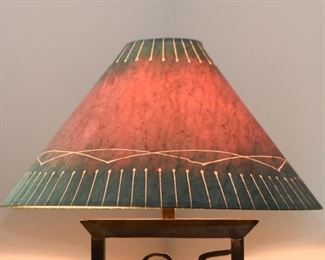 African Metal Floor Lamp