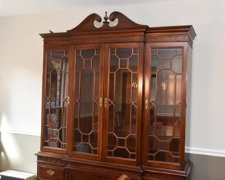 Lighted China Cabinet with Glass Shelves (Pennsylvania House)