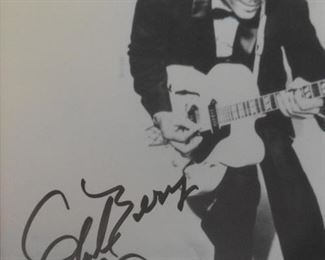 Autographed Chuck Berry Photograph