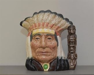 Royal Doulton Toby Mugs (Large, Native American Indian)