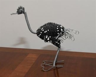 African Beaded Animal Figurines (Ostrich)