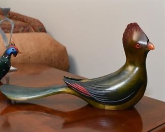 Wood Carved Bird Figurines (Africa)