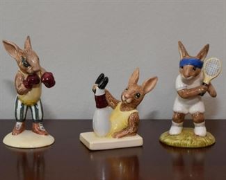 Royal Doulton Bunnykins Figurines (Sports)