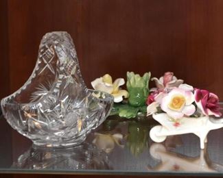 Crystal & Glassware, Porcelain Figurines