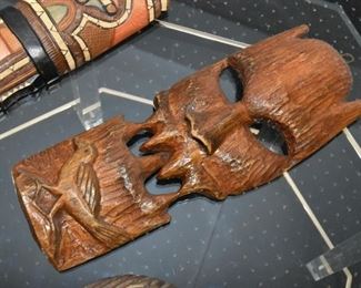 African Wood Carved Masks